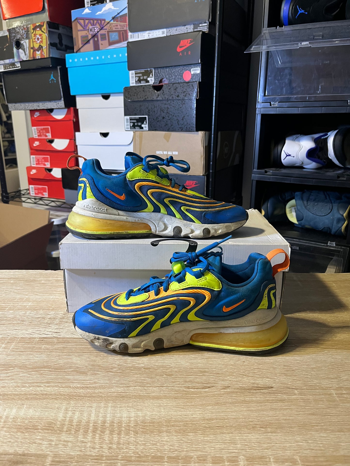 Size 8 - Nike Air Max 270 React ENG Blue