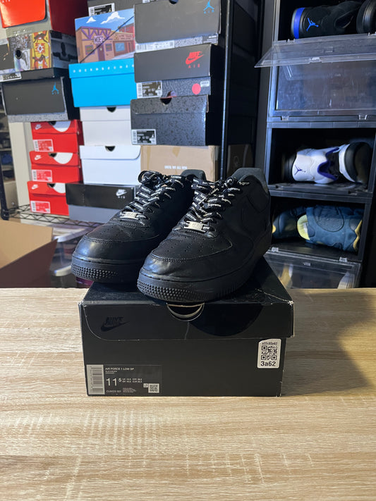 Size 11.5 - AF 1 Supreme Black
