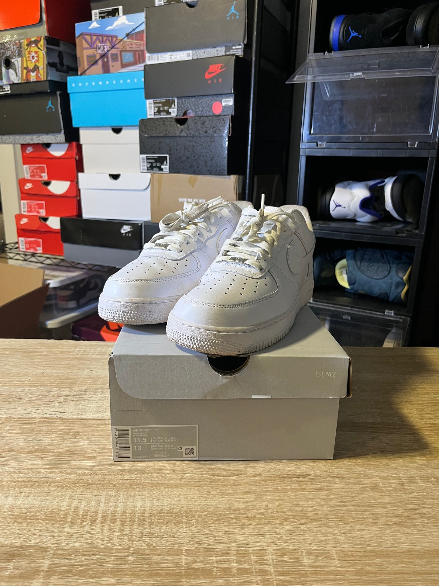 Size 11.5 - AF 1 '07 White