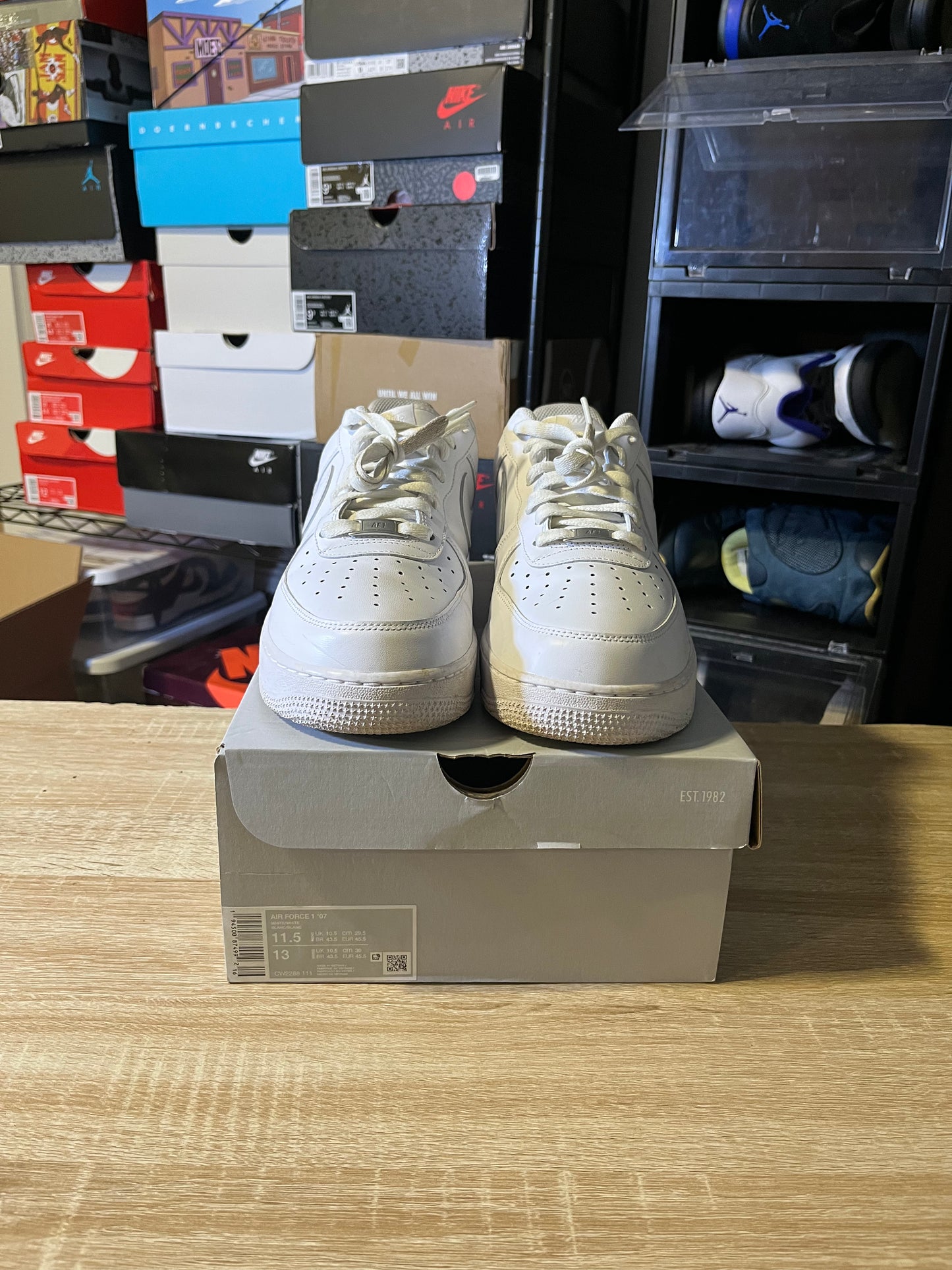 Size 11.5 - AF 1 '07 White