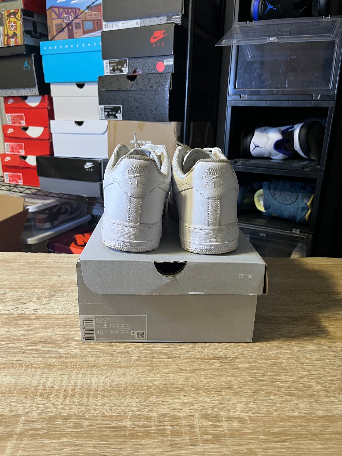 Size 11.5 - AF 1 '07 White