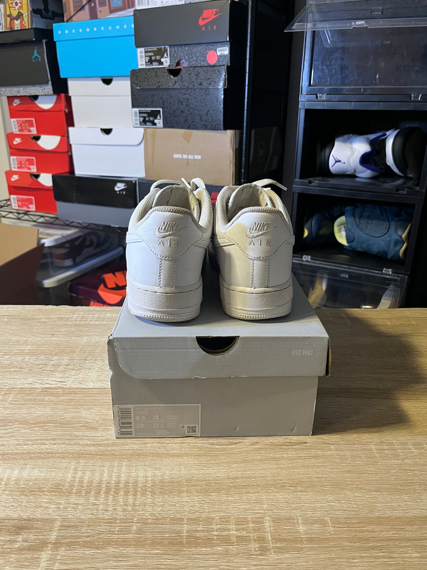 Size 8.5 - AF 1 '07 White