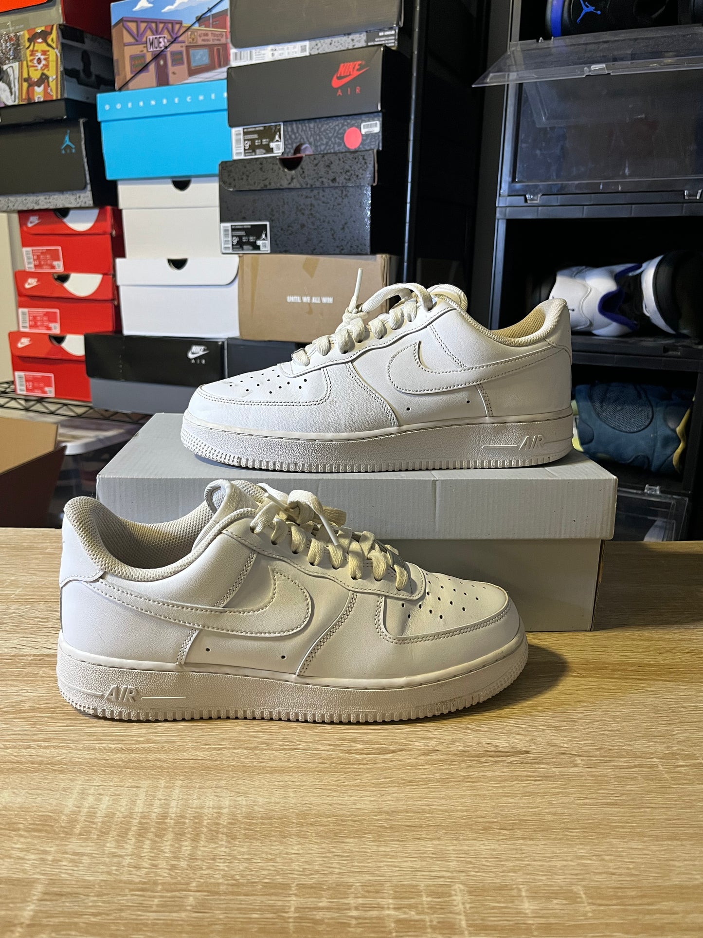 Size 8.5 - AF 1 '07 White