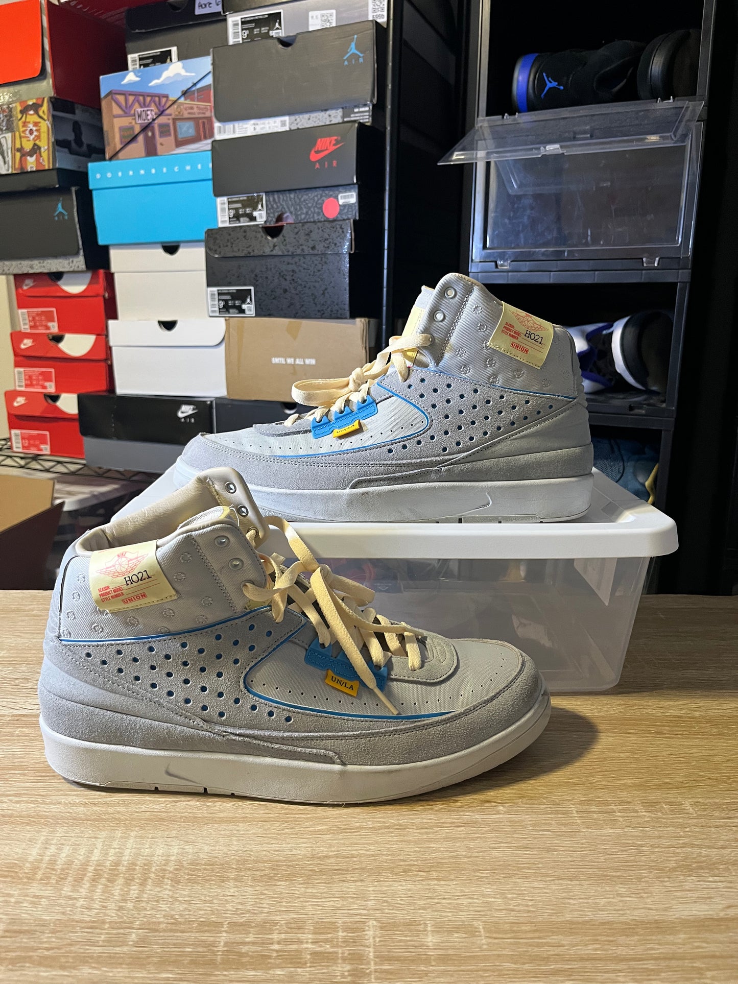 Size 13 - Union LA x AJ 2 Retro SP Grey Fog