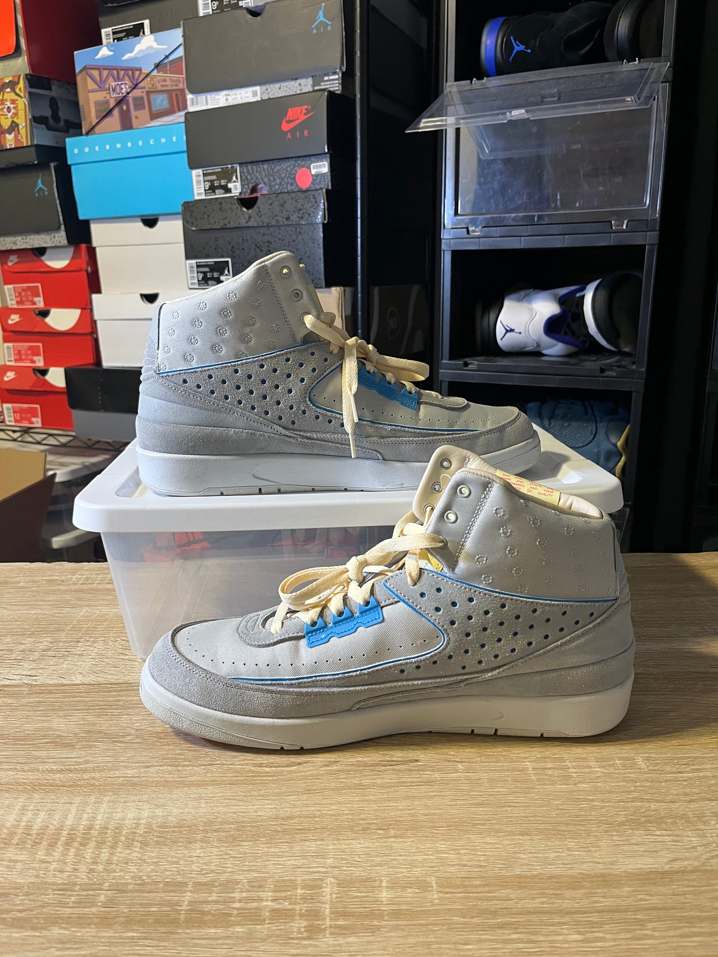 Size 13 - Union LA x AJ 2 Retro SP Grey Fog