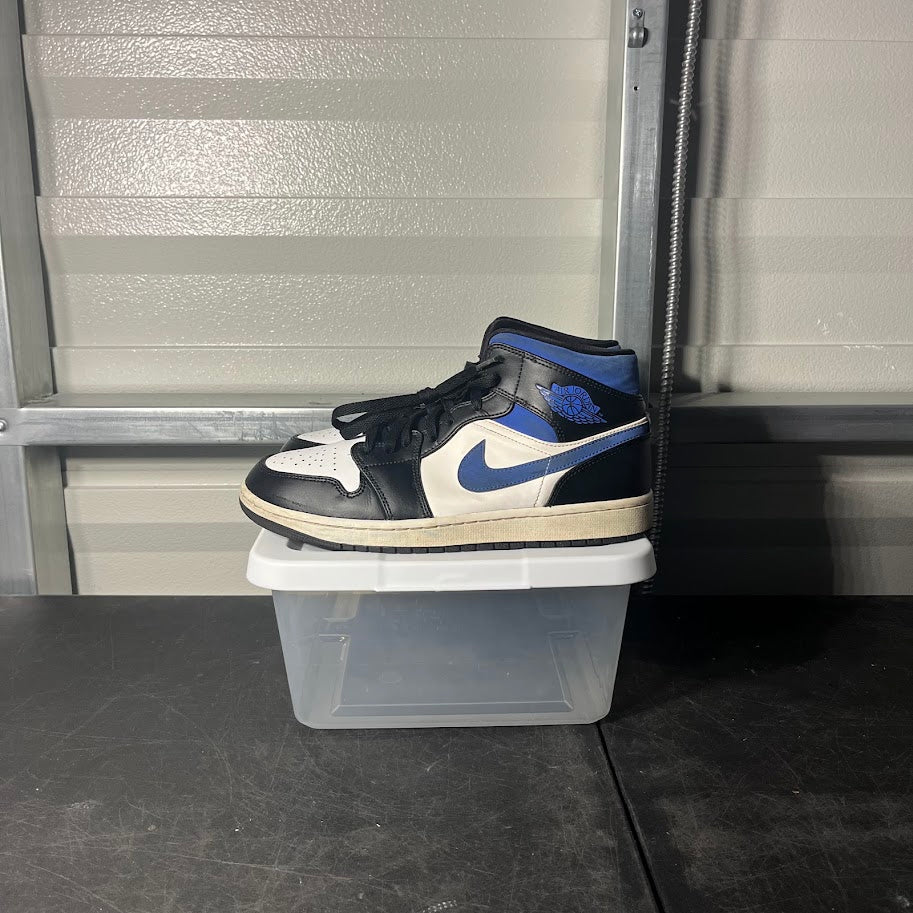 Size 10 - AJ 1 Mid Racer Blue