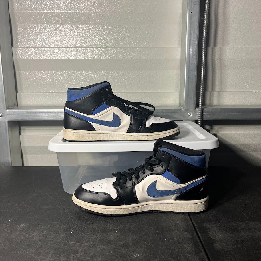 Size 10 - AJ 1 Mid Racer Blue