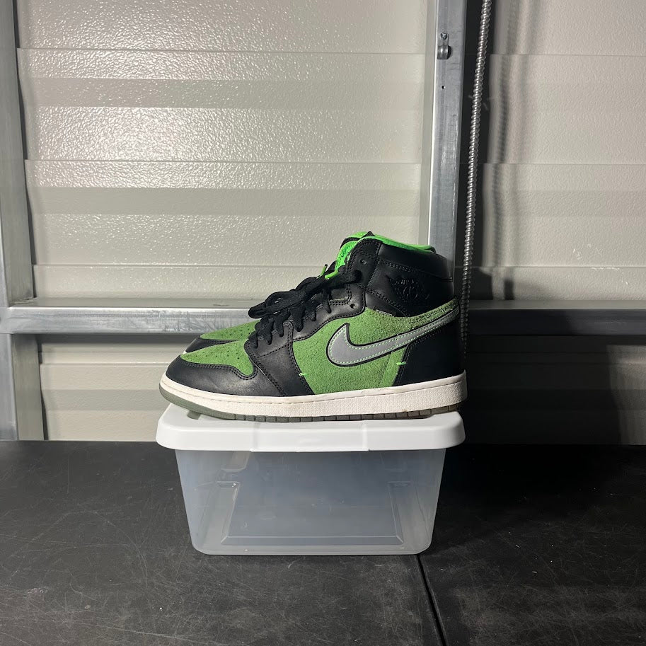 Size 10 - AJ 1 Retro High Zoom Zen Green