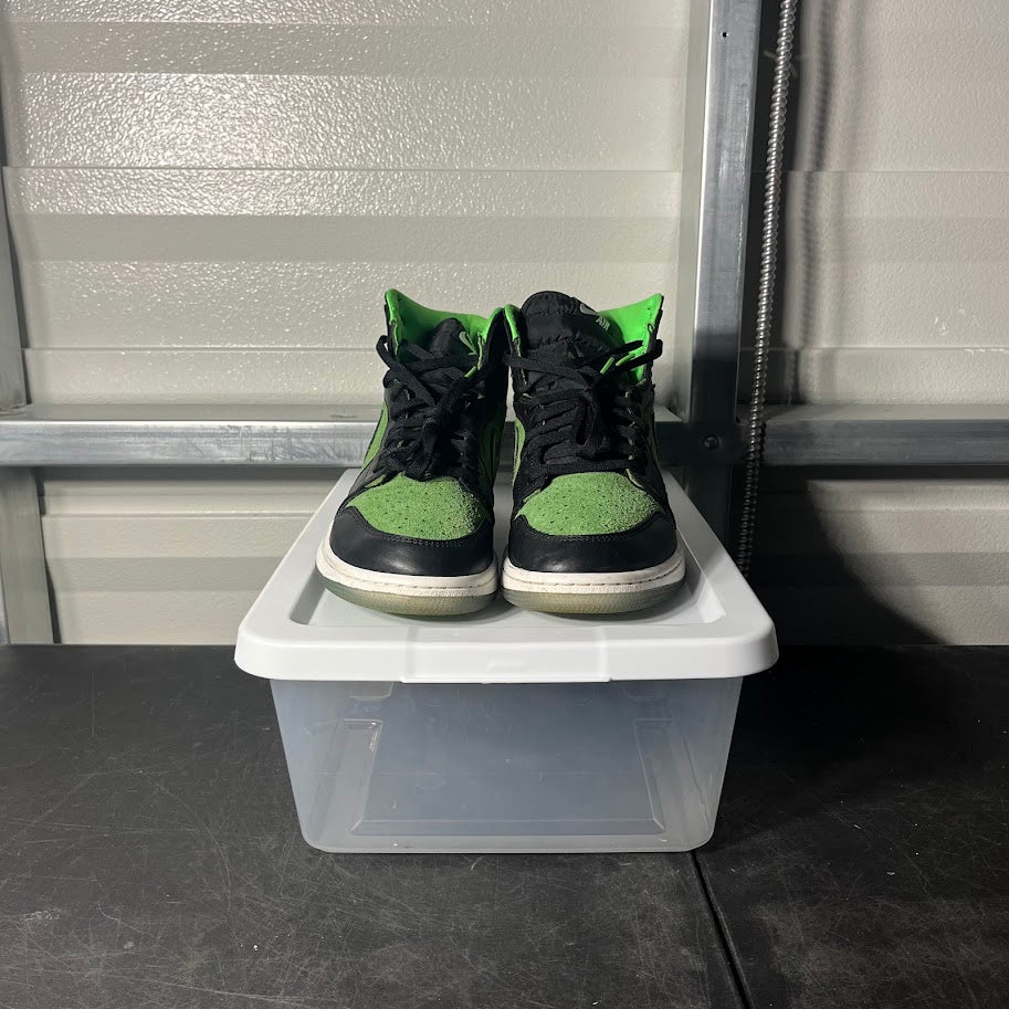 Size 10 - AJ 1 Retro High Zoom Zen Green