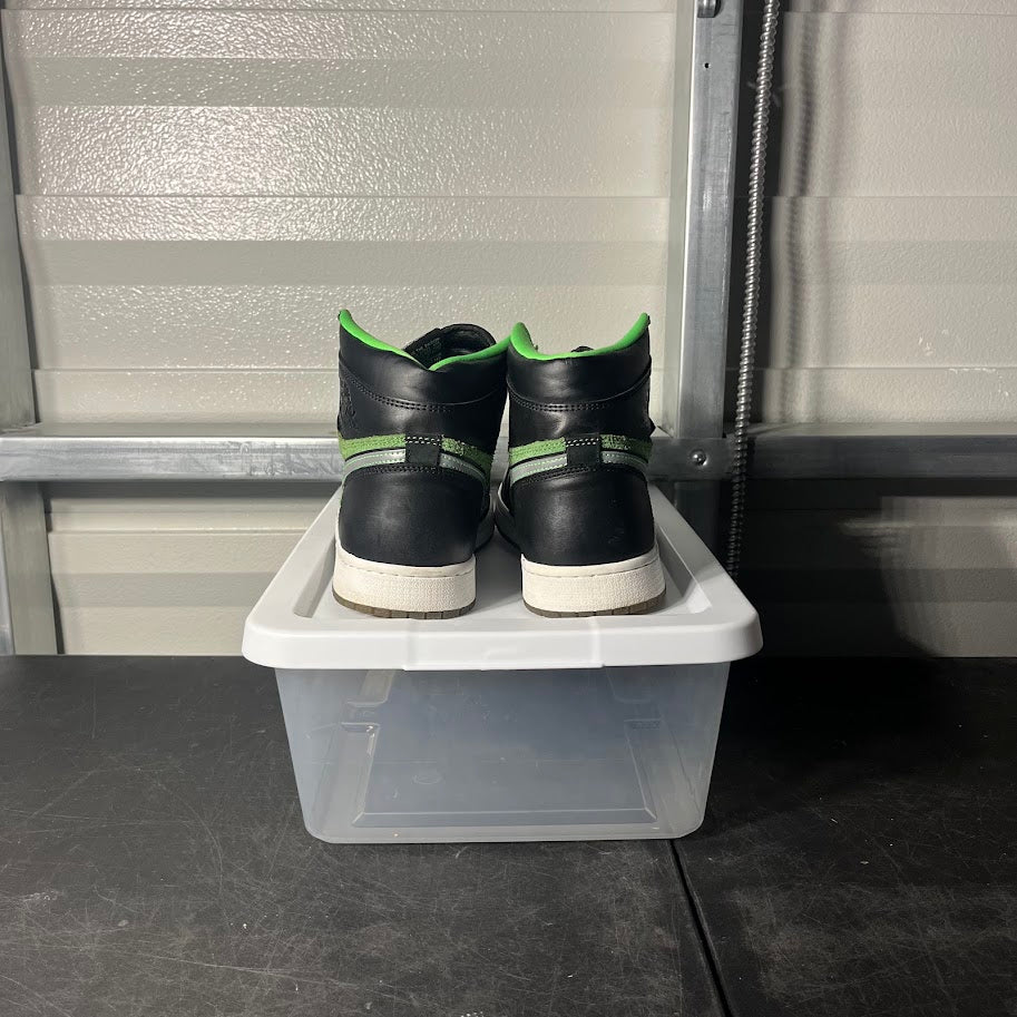Size 10 - AJ 1 Retro High Zoom Zen Green