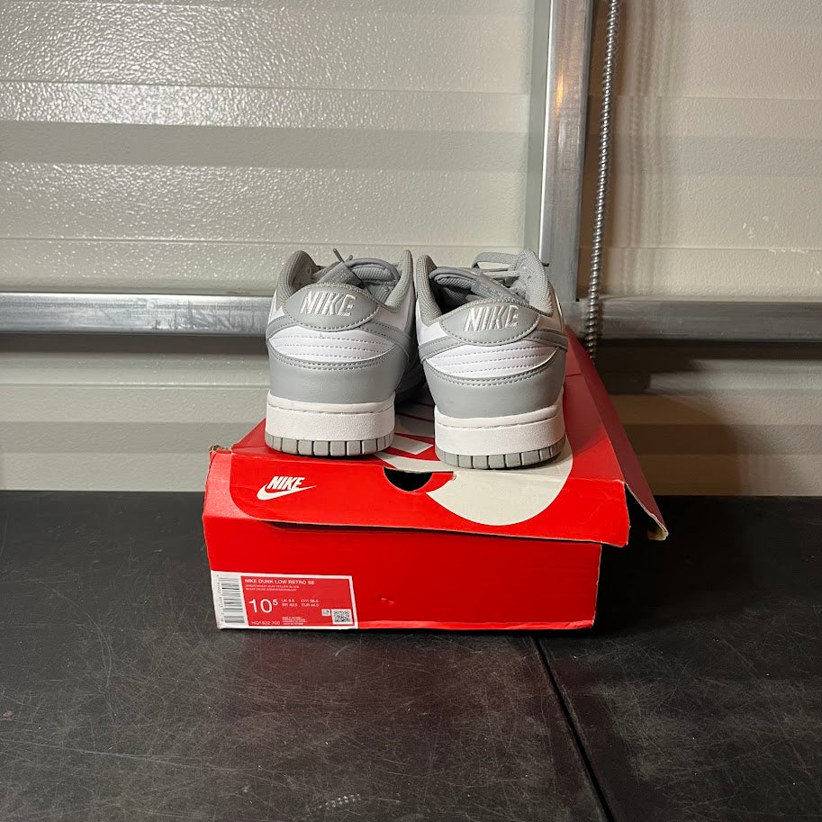 Size 10.5 - Dunk Low Grey Fog