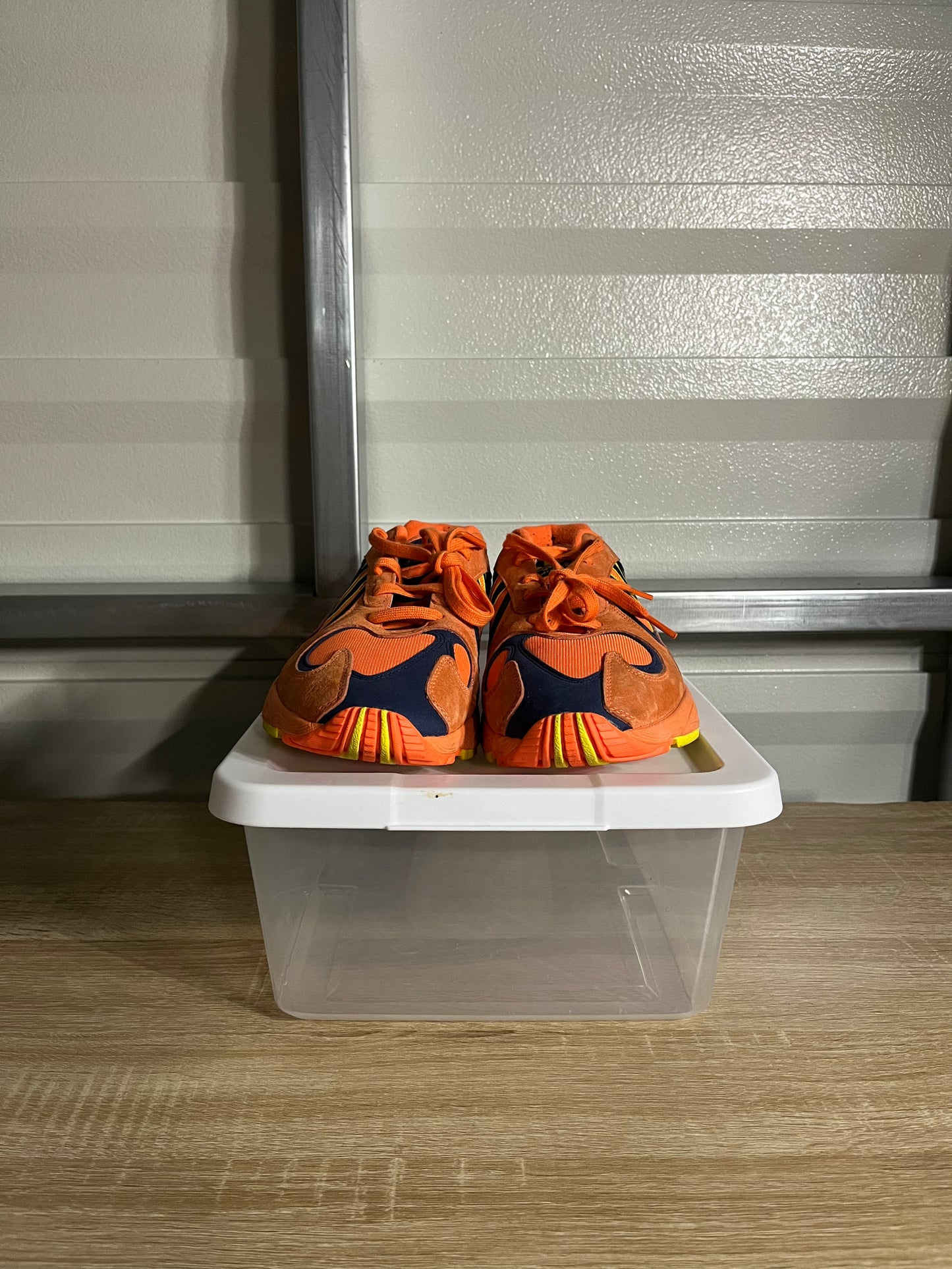 Size 11 - Adidas Yung-1 Hi-Res Orange