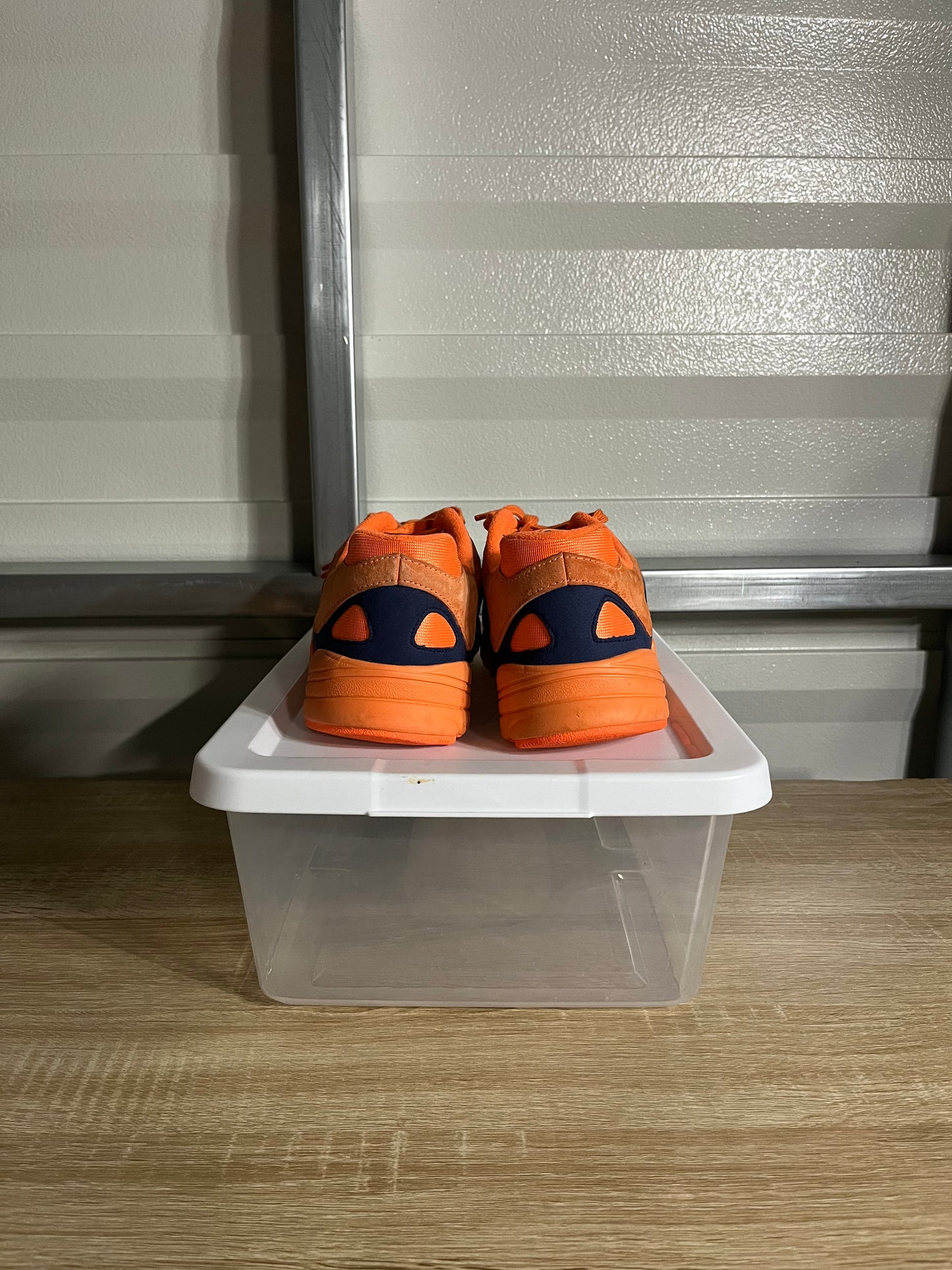 Size 11 - Adidas Yung-1 Hi-Res Orange
