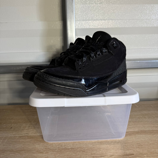 Size 9.5 - AJ 3 Retro Black Cat