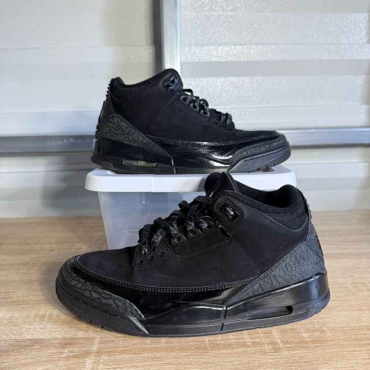 Size 9.5 - AJ 3 Retro Black Cat
