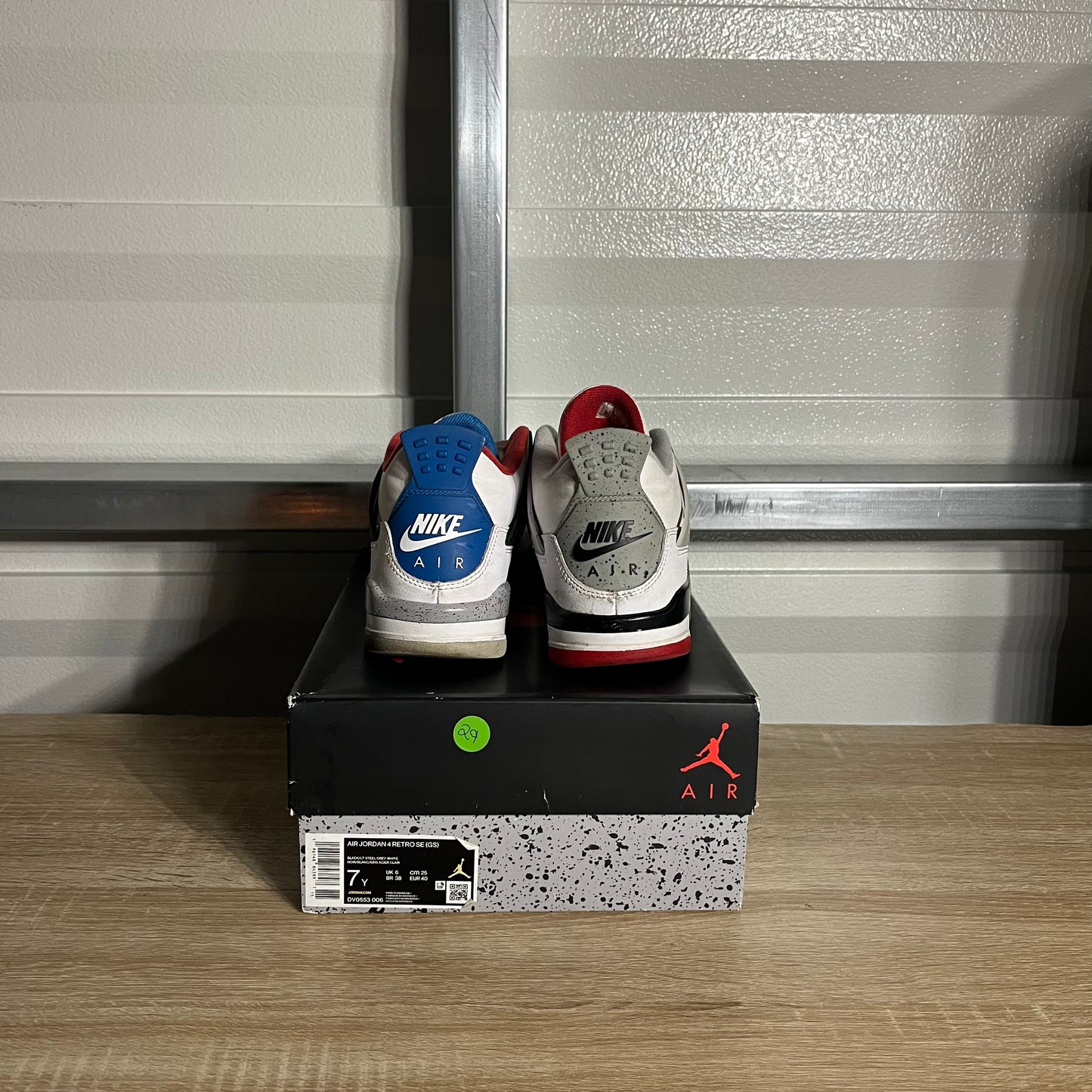 Size 7Y -  AJ 4 Retro SE What The 4