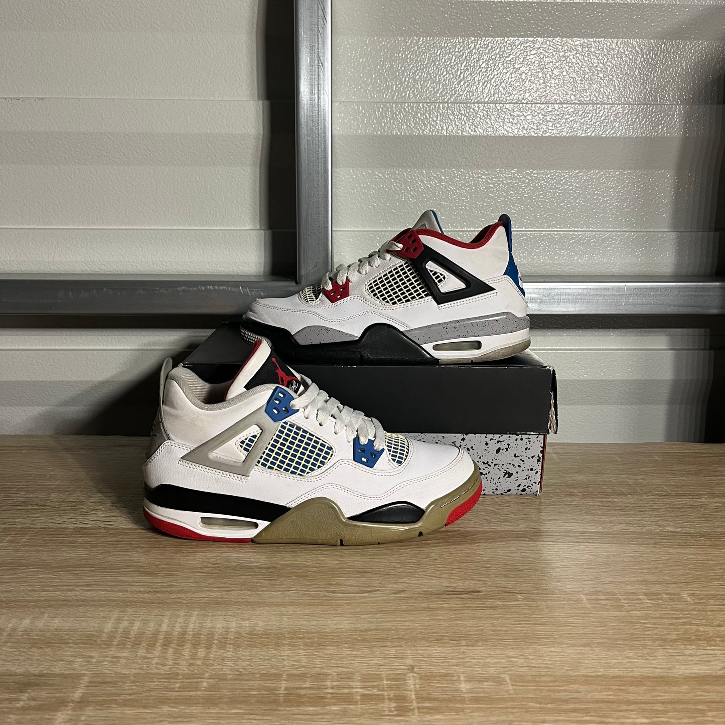 Size 7Y -  AJ 4 Retro SE What The 4