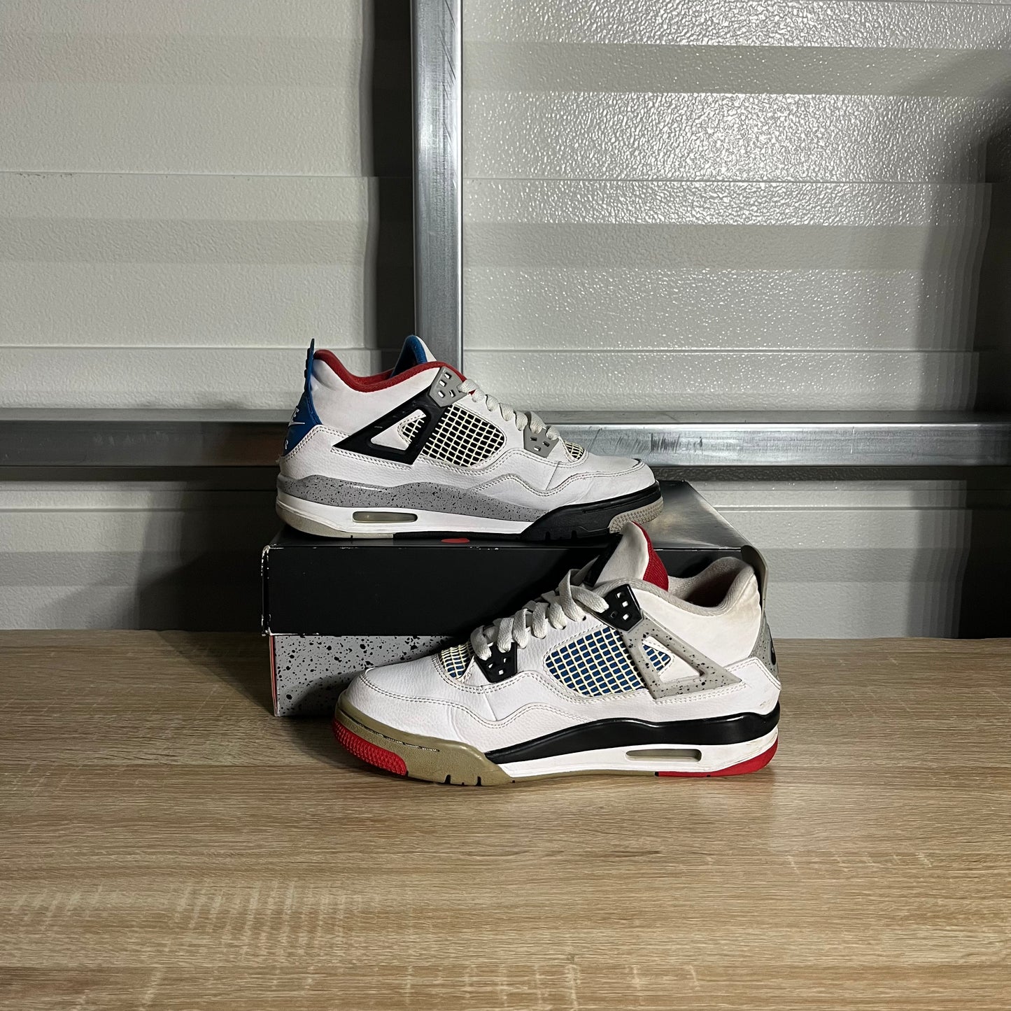 Size 7Y -  AJ 4 Retro SE What The 4