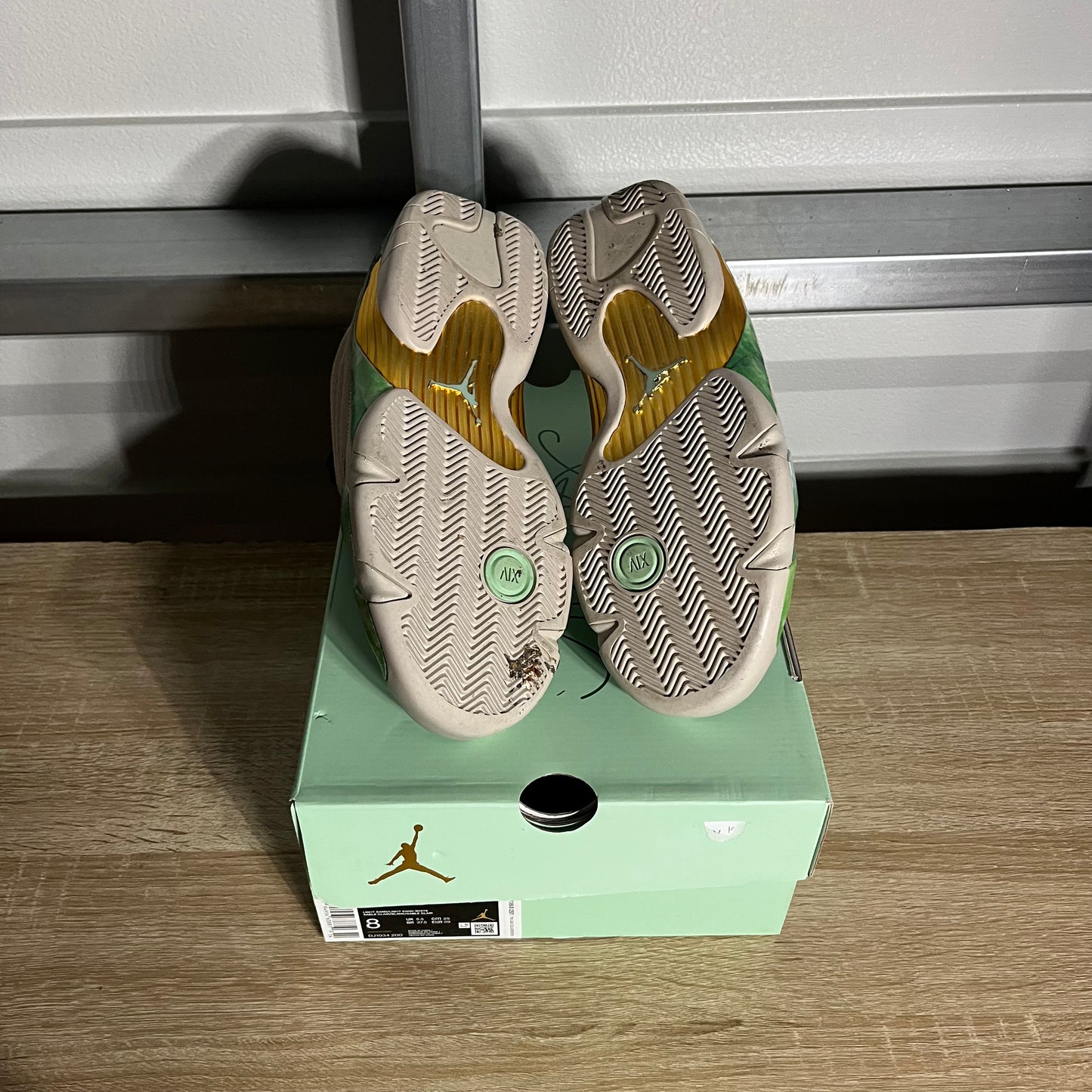 Size 8W - AJ 14 Retro Low SP x Aleali May Fortune