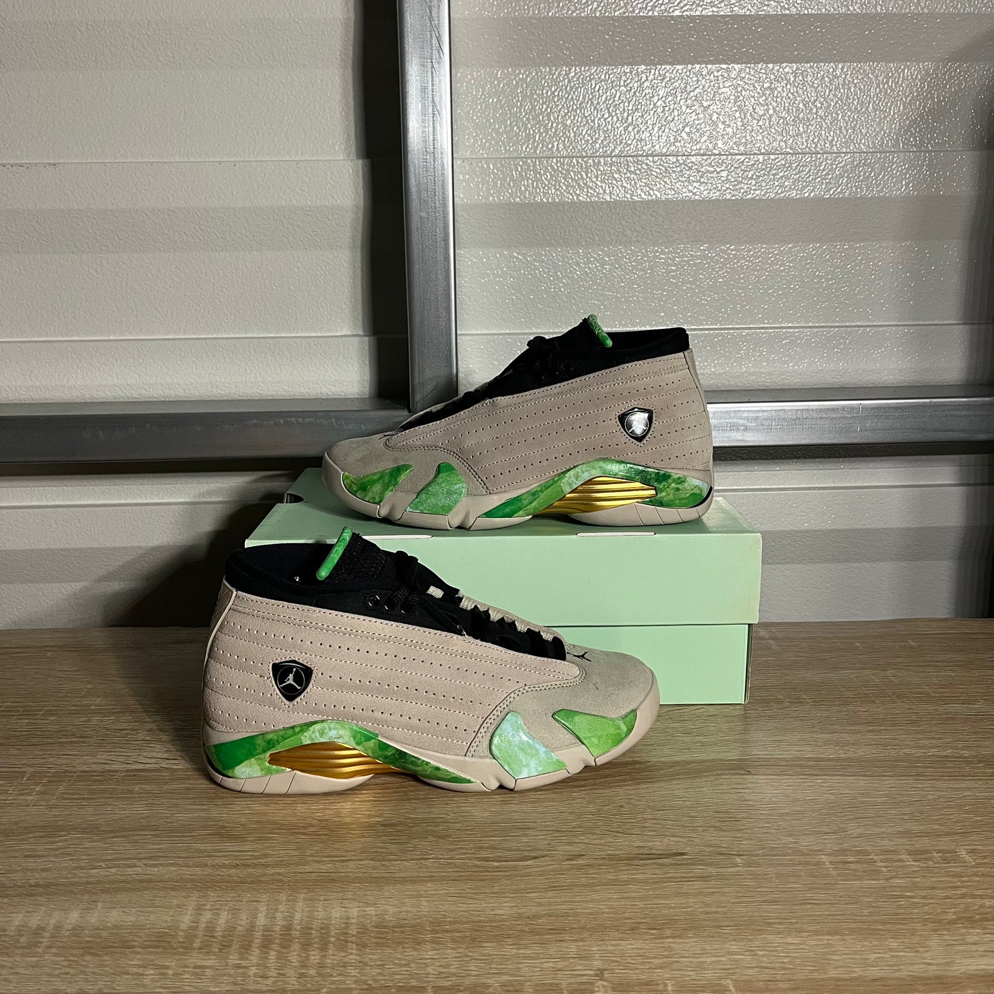 Size 8W - AJ 14 Retro Low SP x Aleali May Fortune