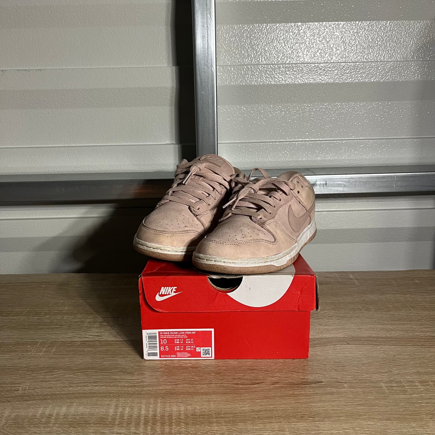 Size 10W - Dunk Low Pink Oxford
