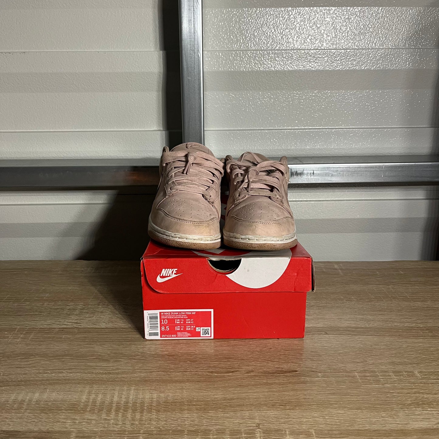 Size 10W - Dunk Low Pink Oxford