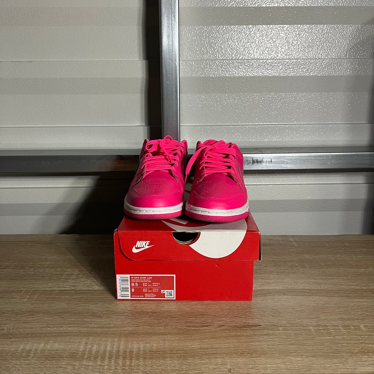 Size 9.5W - Dunk Low Hot Pink