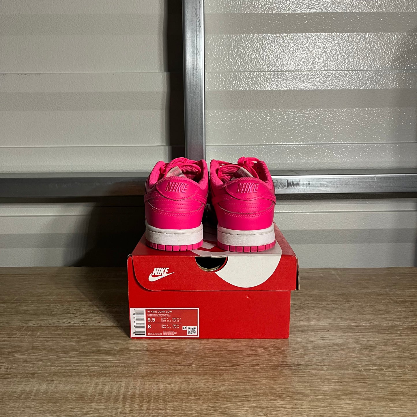 Size 9.5W - Dunk Low Hot Pink