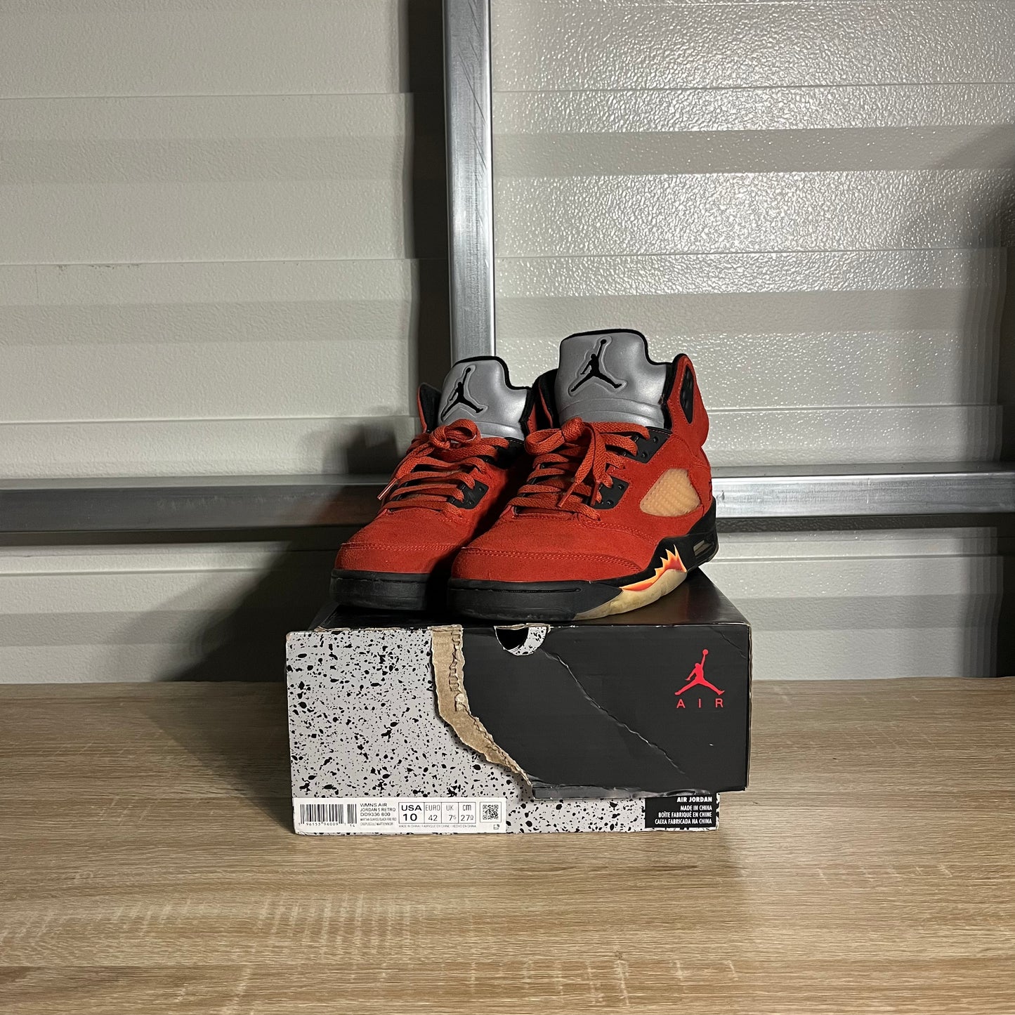 Size 10W - AJ 5 Retro Dunk on Mars