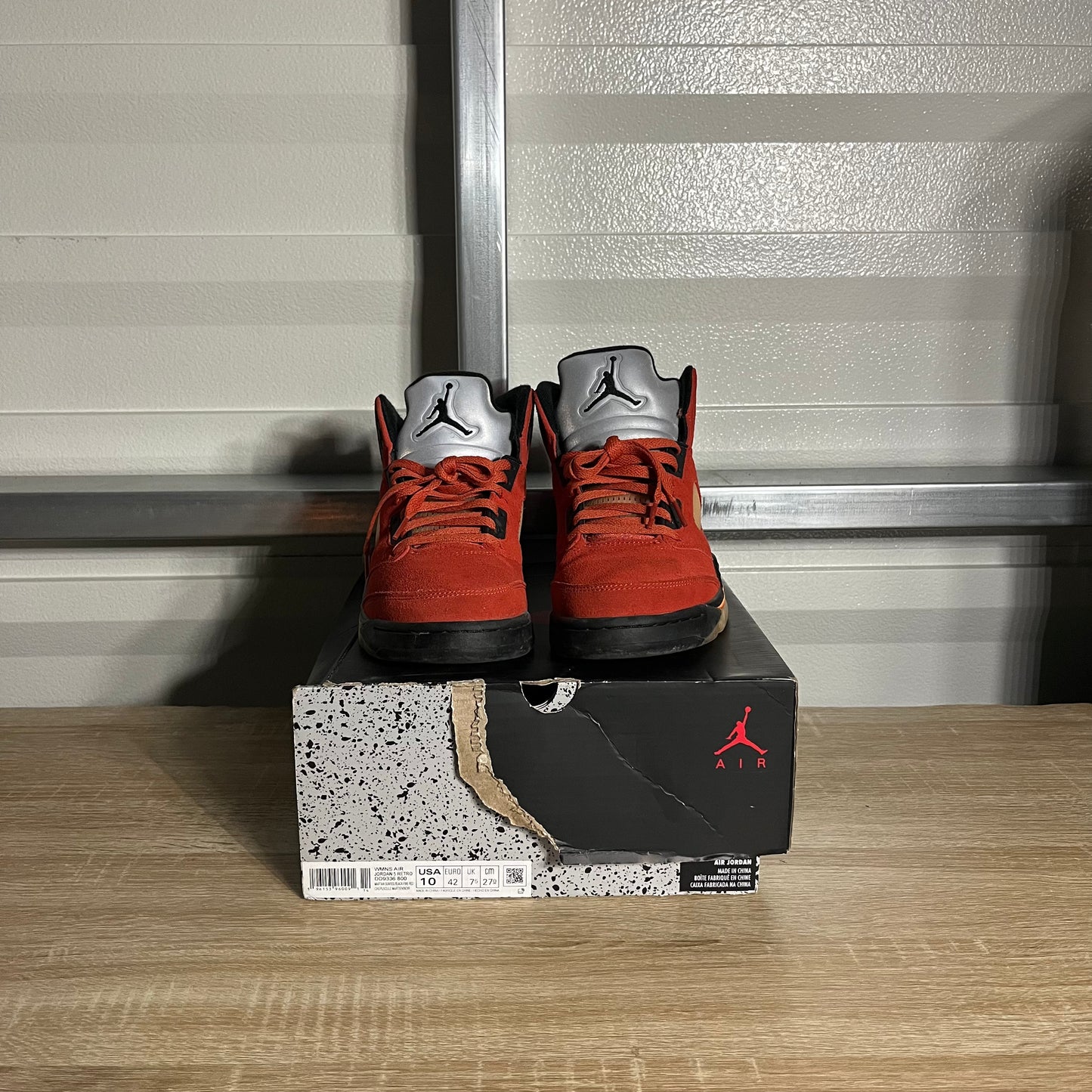 Size 10W - AJ 5 Retro Dunk on Mars