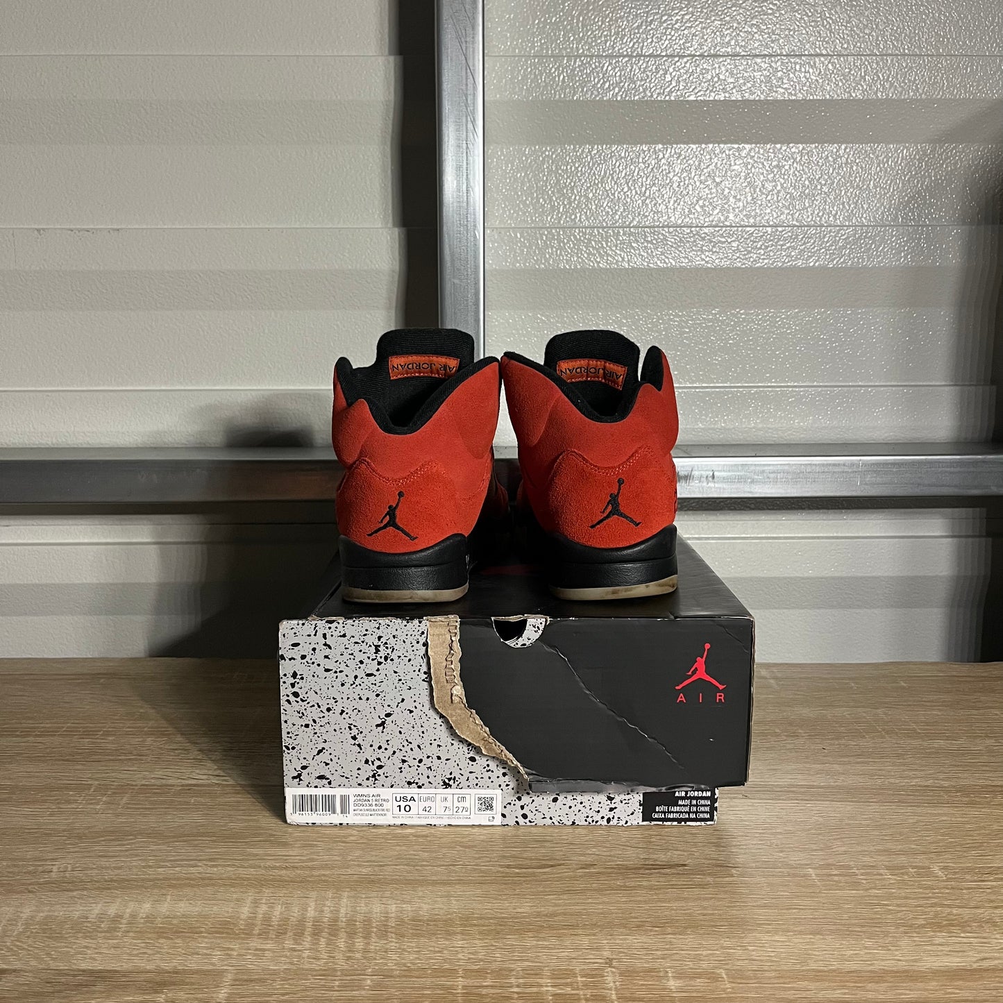 Size 10W - AJ 5 Retro Dunk on Mars