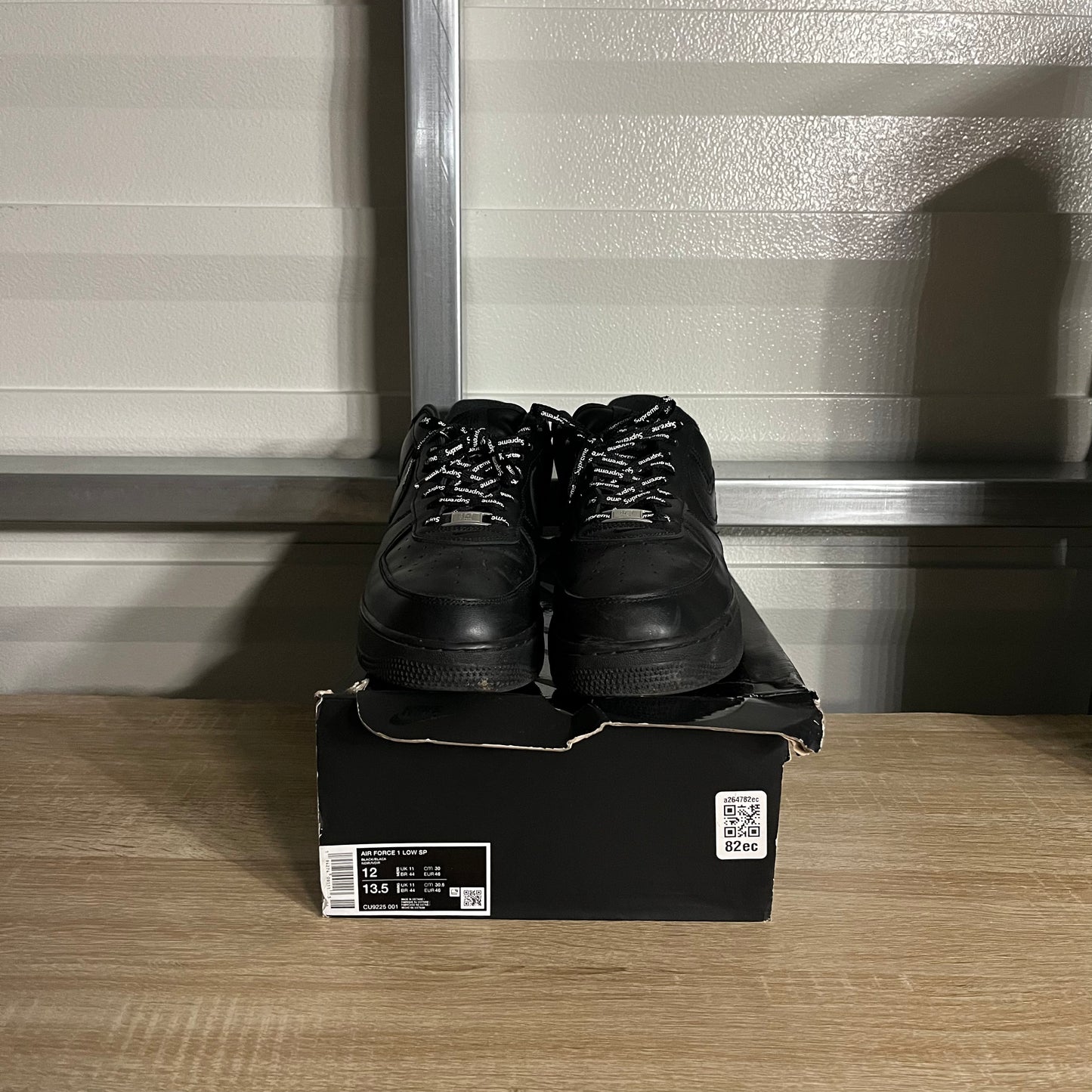 Size 12 - AF 1 Low Supreme Black
