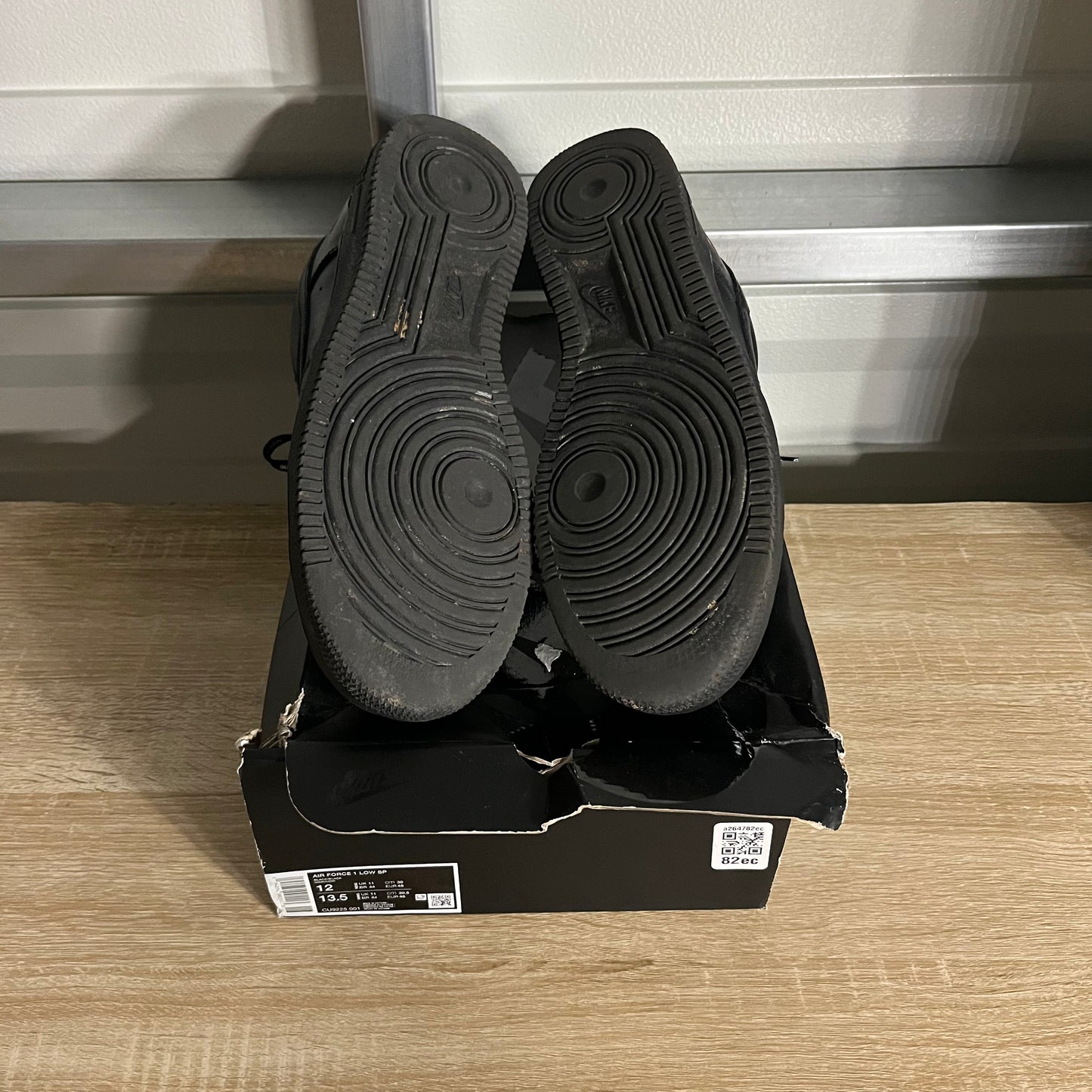 Size 12 - AF 1 Low Supreme Black