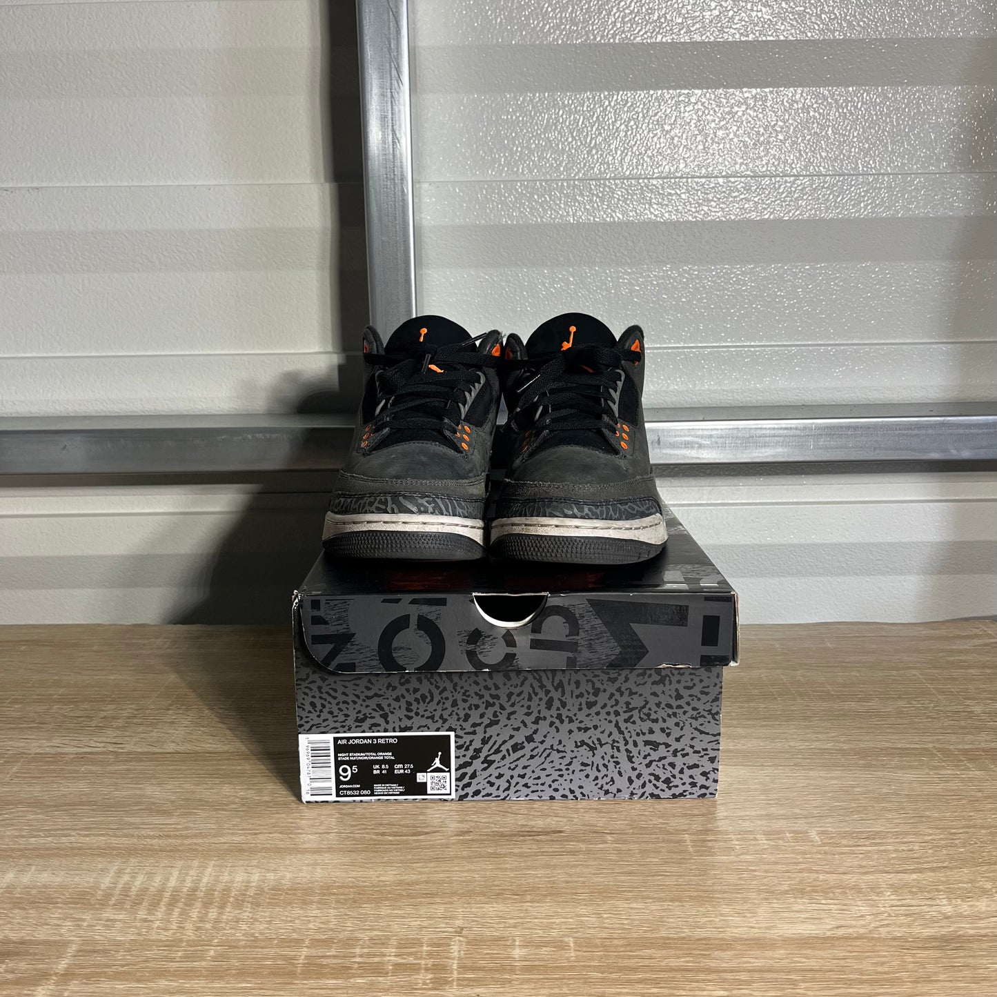 Size 9.5 - AJ 3 Retro Fear