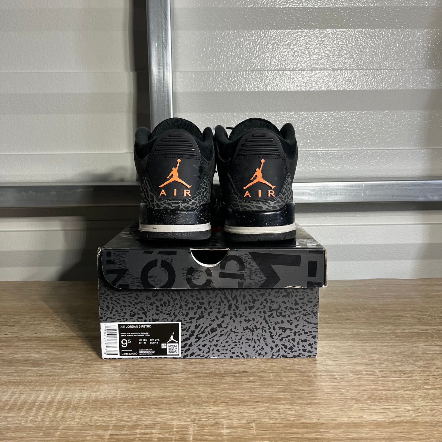 Size 9.5 - AJ 3 Retro Fear