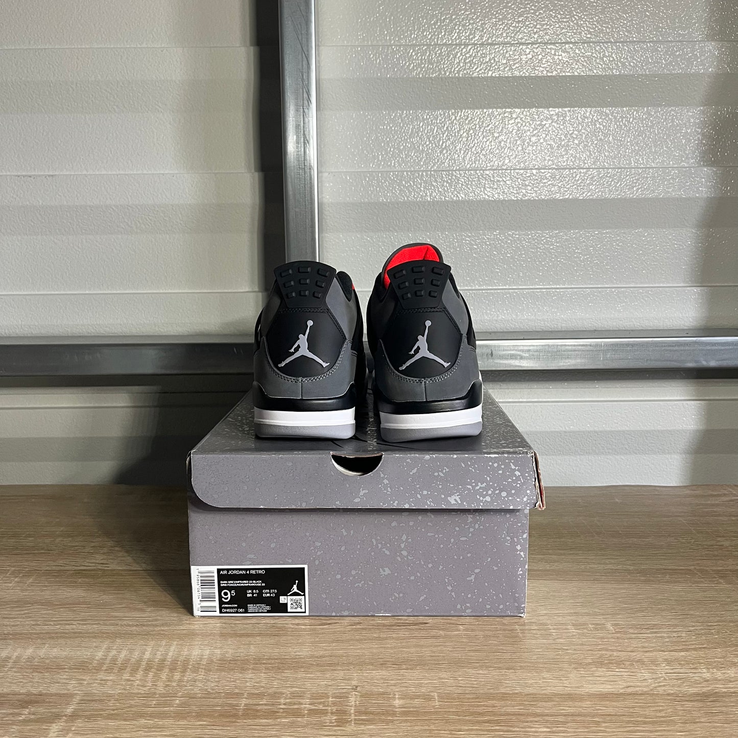 Size 9.5 -  AJ 4 Retro Infrared