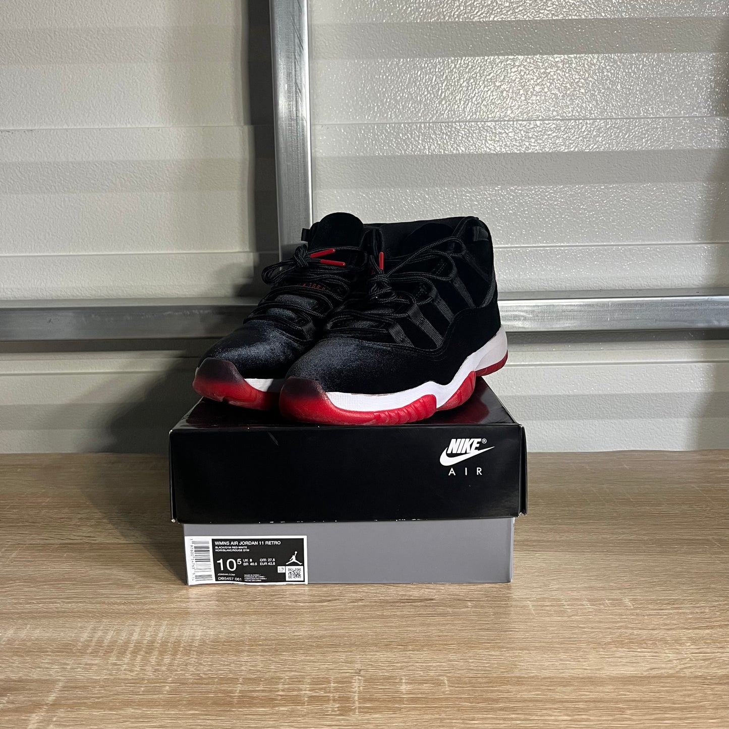 Size 10.5W - AJ 11 Retro Bred Velvet
