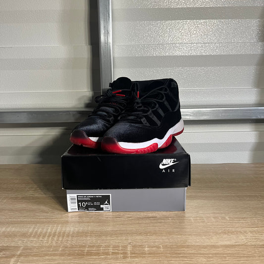Size 10.5W - AJ 11 Retro Bred Velvet
