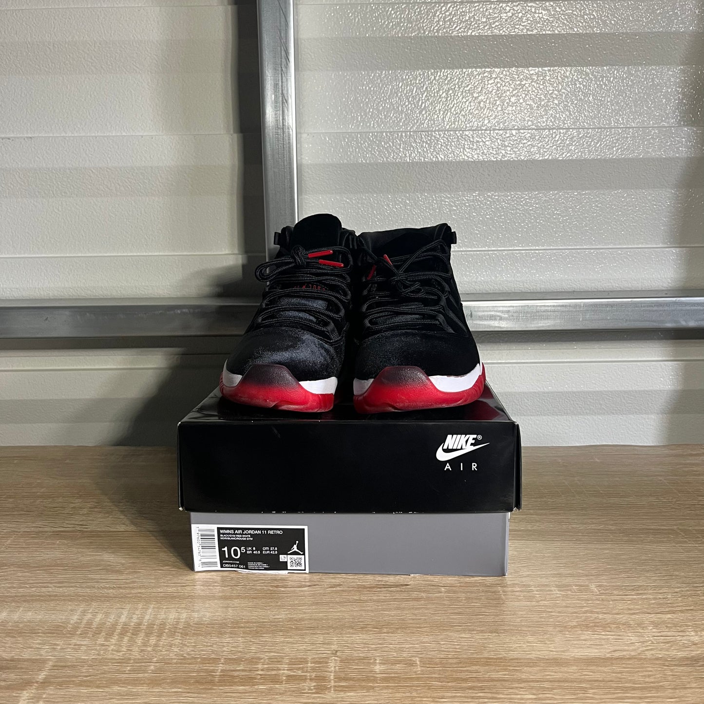 Size 10.5W - AJ 11 Retro Bred Velvet