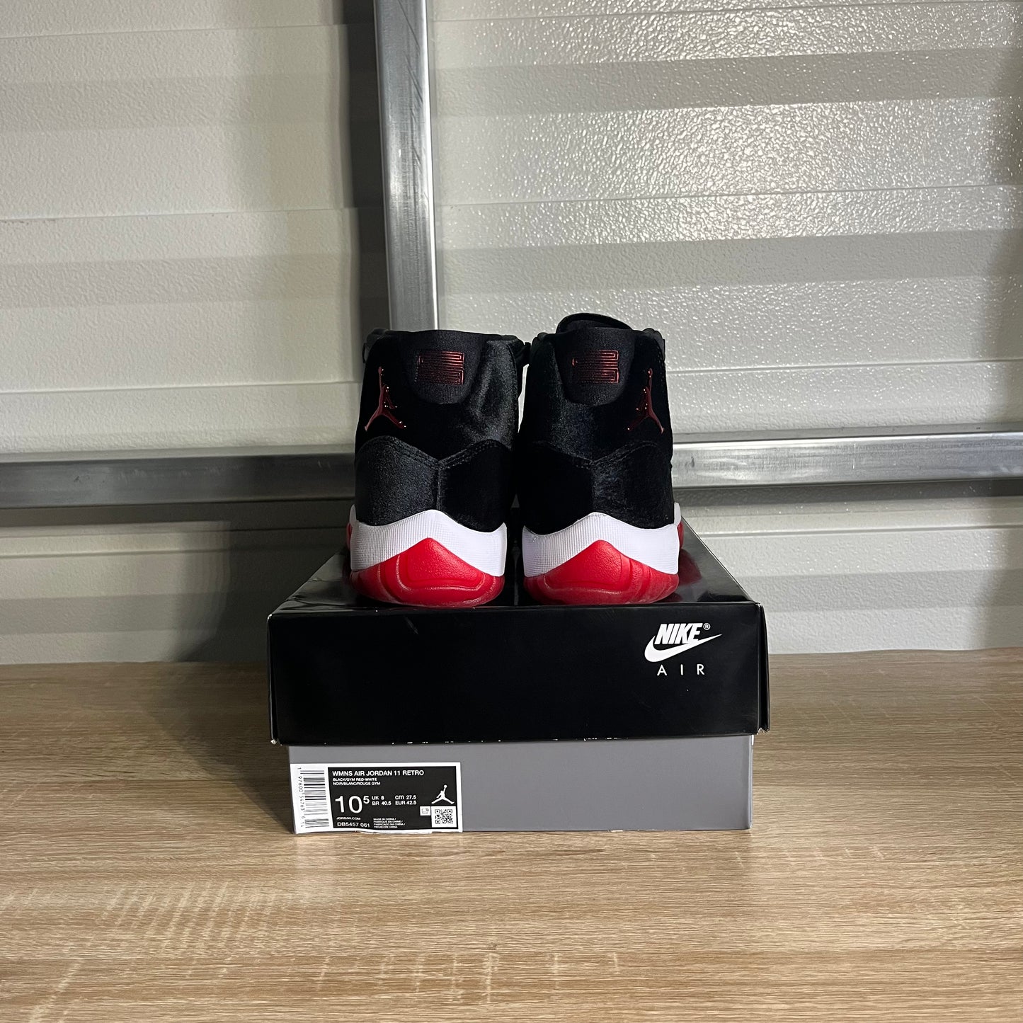 Size 10.5W - AJ 11 Retro Bred Velvet
