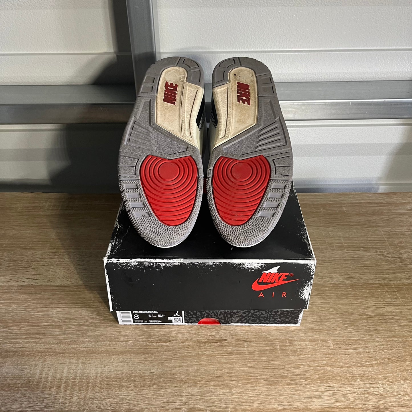 Size 8 - AJ 3 Retro White Cement Reimagined