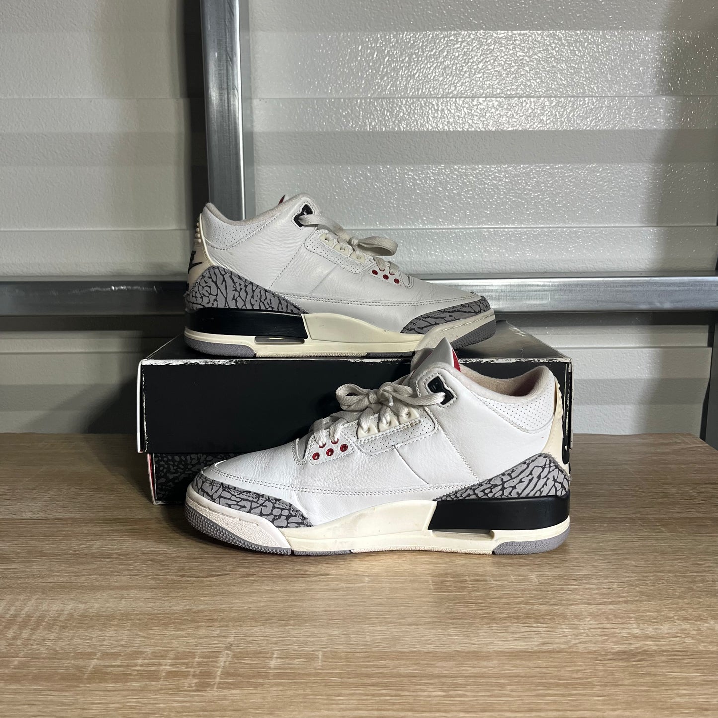 Size 8 - AJ 3 Retro White Cement Reimagined