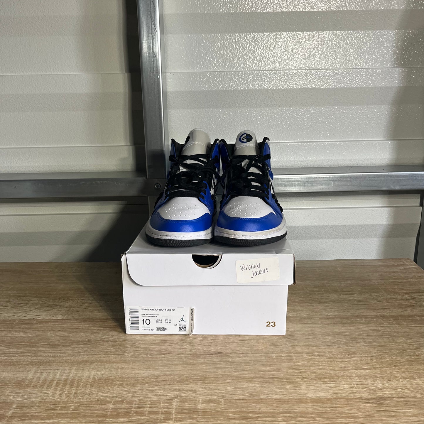 Size 10W - AJ 1 Mid Sisterhood - Game Royal