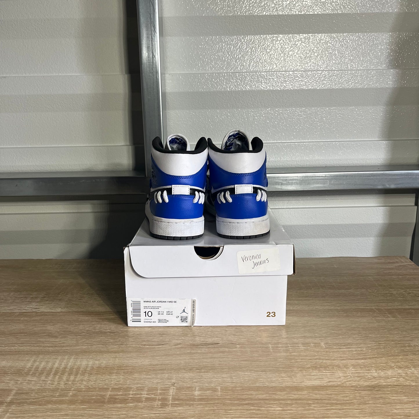 Size 10W - AJ 1 Mid Sisterhood - Game Royal