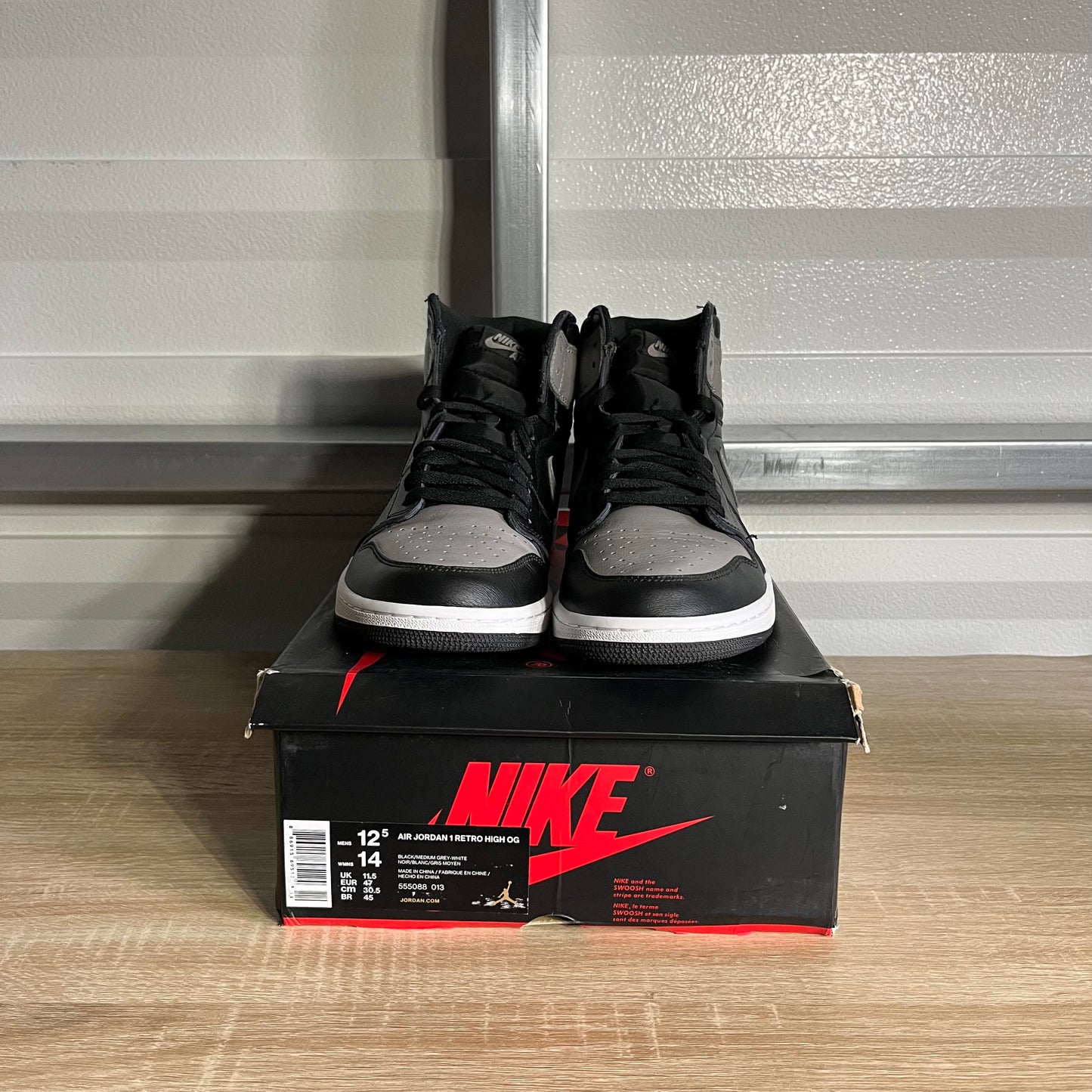 Size 12.5 - AJ 1 Retro High OG Shadow
