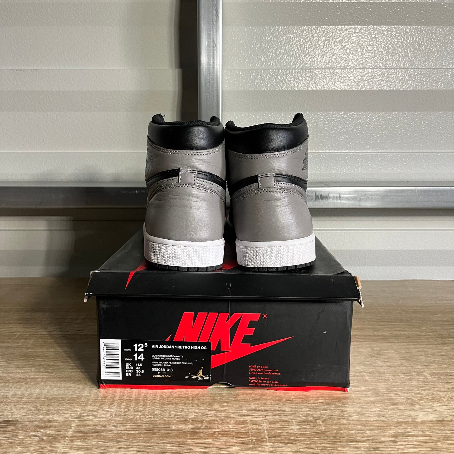 Size 12.5 - AJ 1 Retro High OG Shadow