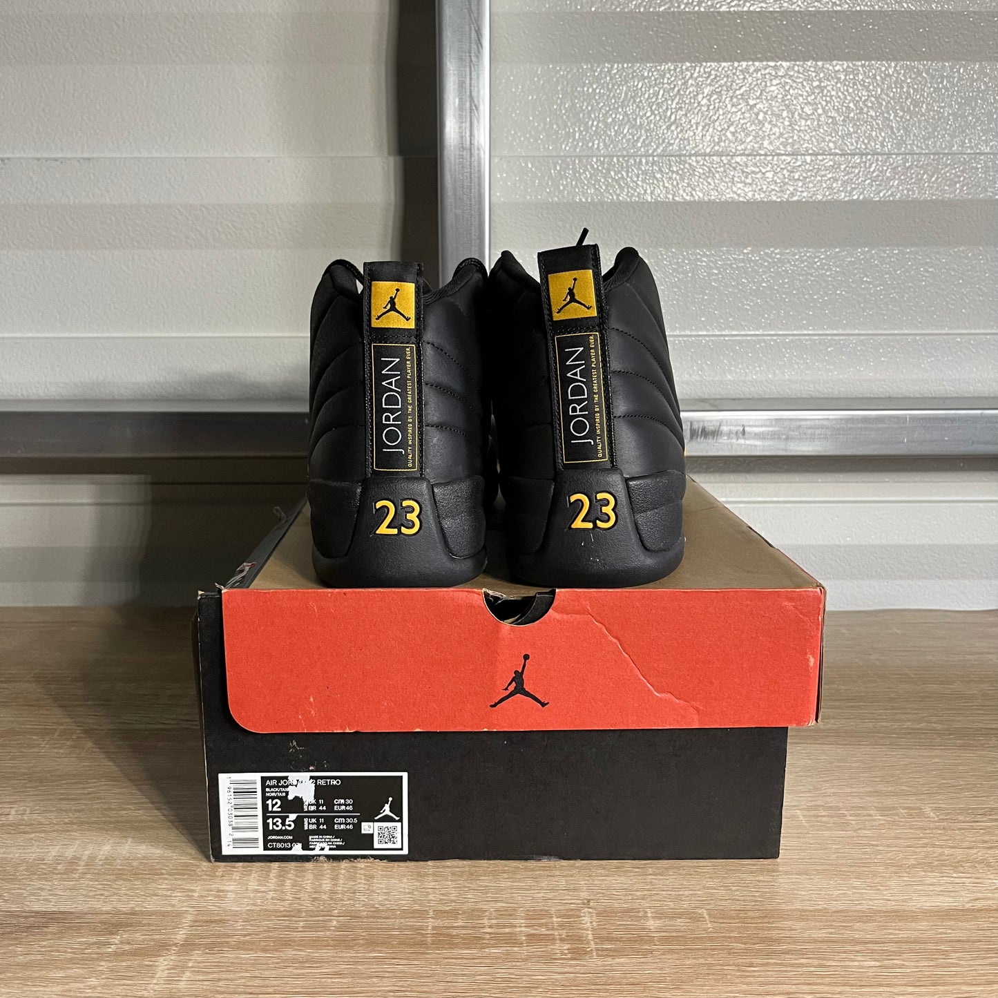 Size 12 - AJ 12 Retro Black Taxi