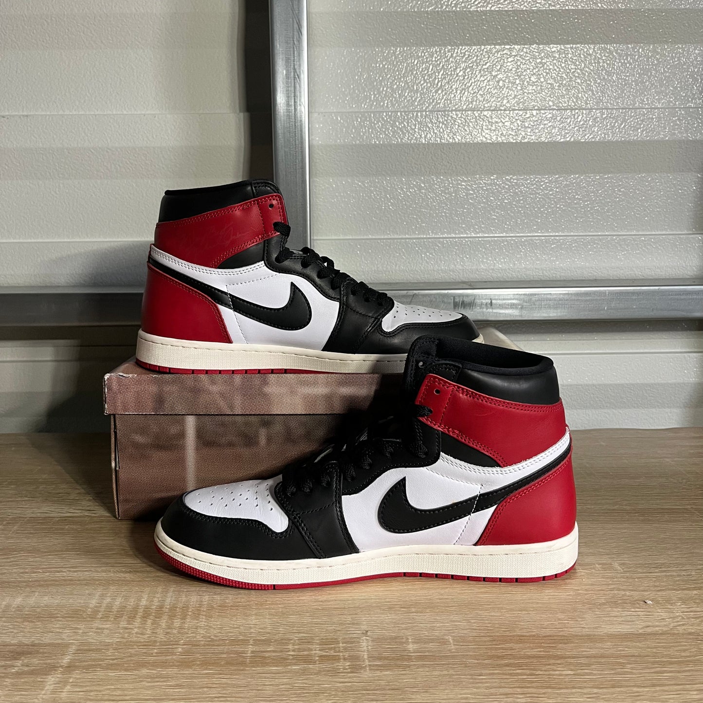 Size 11 - AJ 1 High OG Black Toe Reimagined