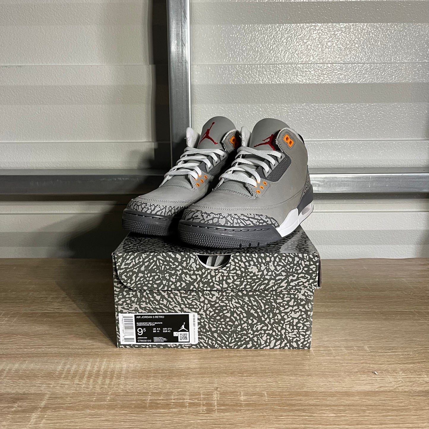 Size 9.5 - AJ 3 Retro Cool Grey