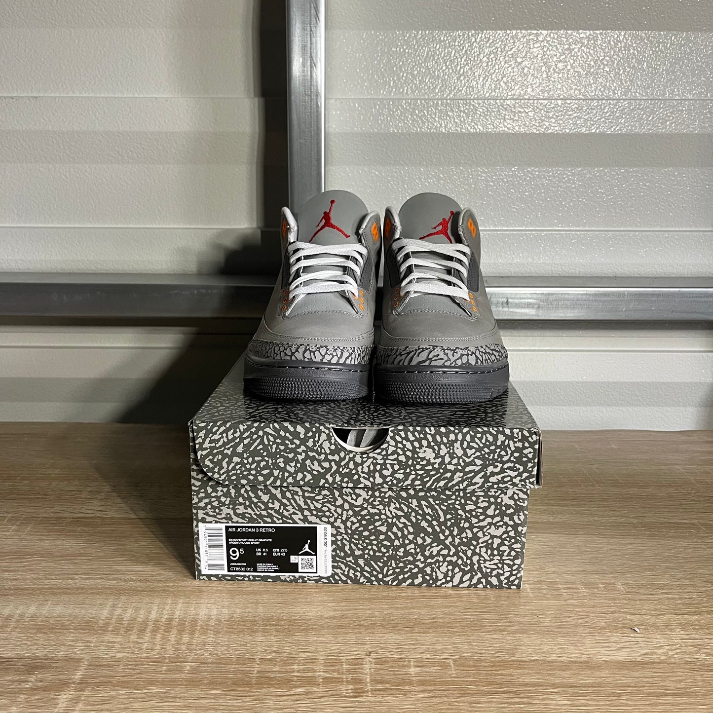 Size 9.5 - AJ 3 Retro Cool Grey